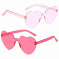 12 Pairs Heart Shaped Sunglasses Kids Rimless Party Favor Bride Bachelorette