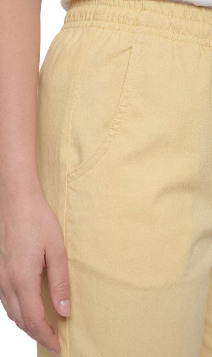 Women's Easy Pull on Bermuda Shorts in Denim and Twill - Codex AI