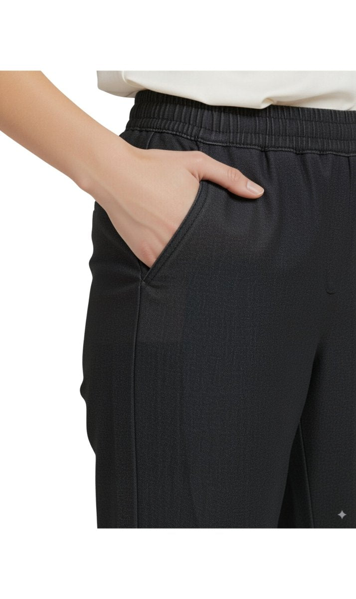 Women's Easy Pull on Bermuda Shorts in Denim and Twill - Codex AI