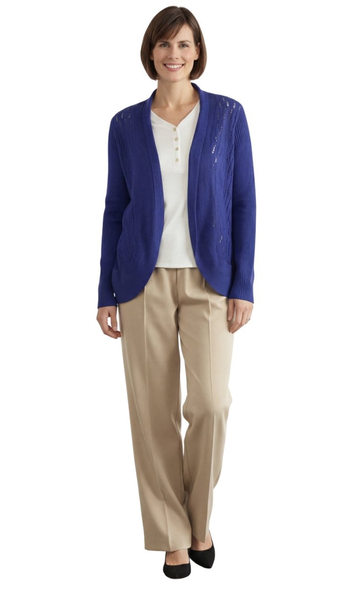 Women's Open Front Glitter Shrug in Soft Acryllic - Codex AI